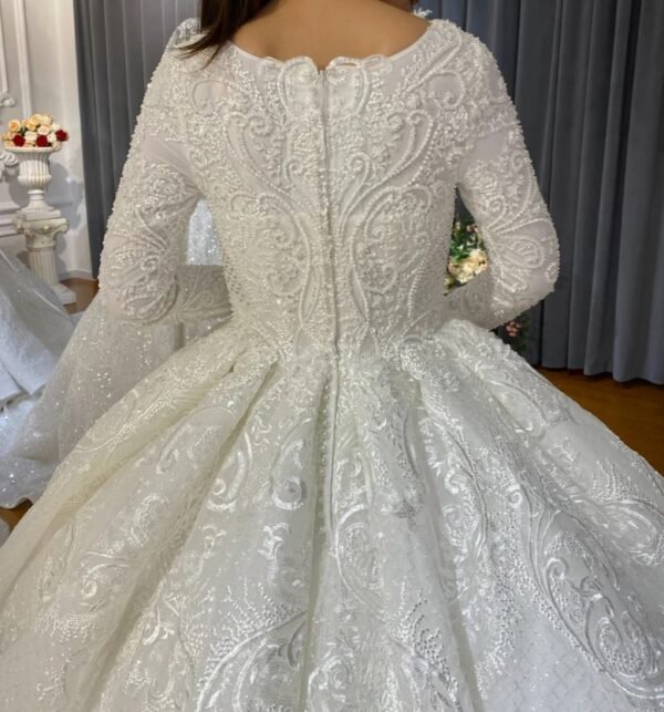 Luxury Wedding Dress Half Hijab AMALIA - Image 4